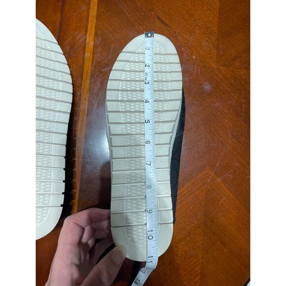 Bella Vita Womens Shoes Sz 10 WW Slide In Sneakers Leather Upper Black Diamond - Picture 5 of 6